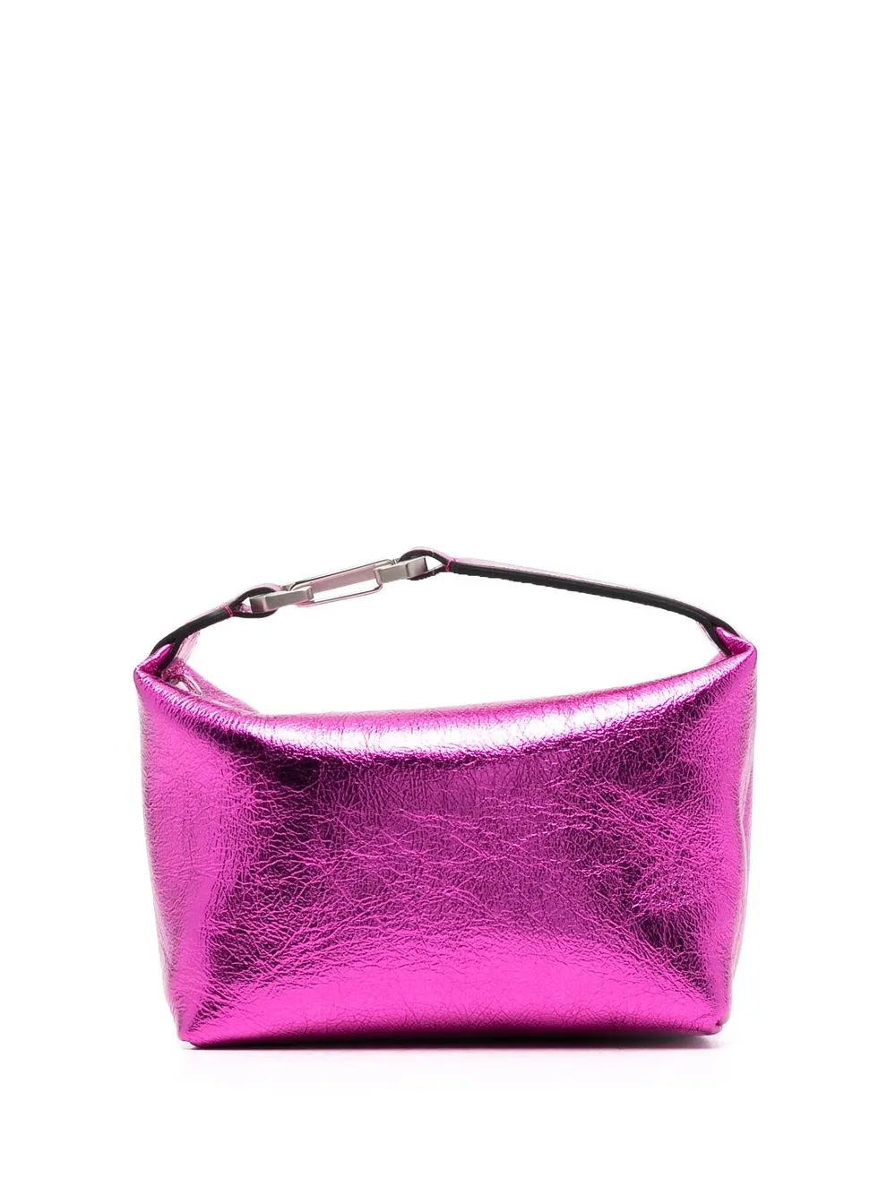 Shop Eéra Moon Metallic-finish Bag In Rosa