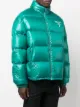 Prada metallic puffer jacket