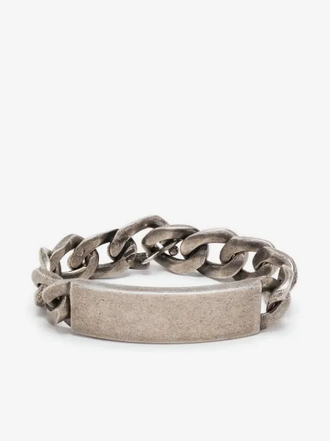 Maison Margiela logo-engraved chain bracelet