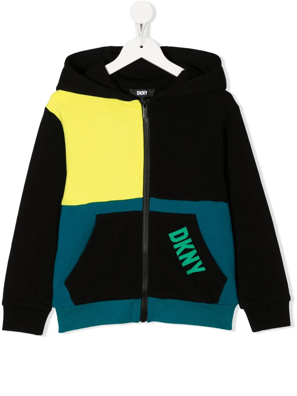 

Dkny Kids hoodie con logo estampado - Negro