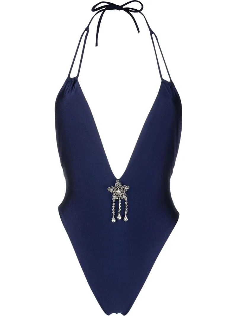 embellished swimsuit