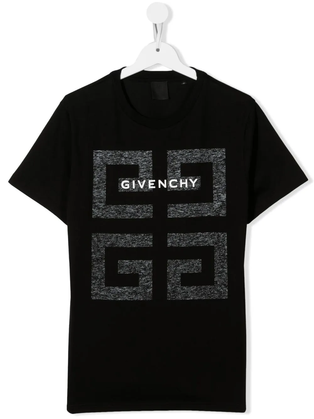 

Givenchy Kids playera con logo estampado - Negro