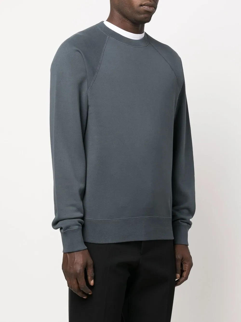  Tom Ford Pull à Col Rond - Bleu 
