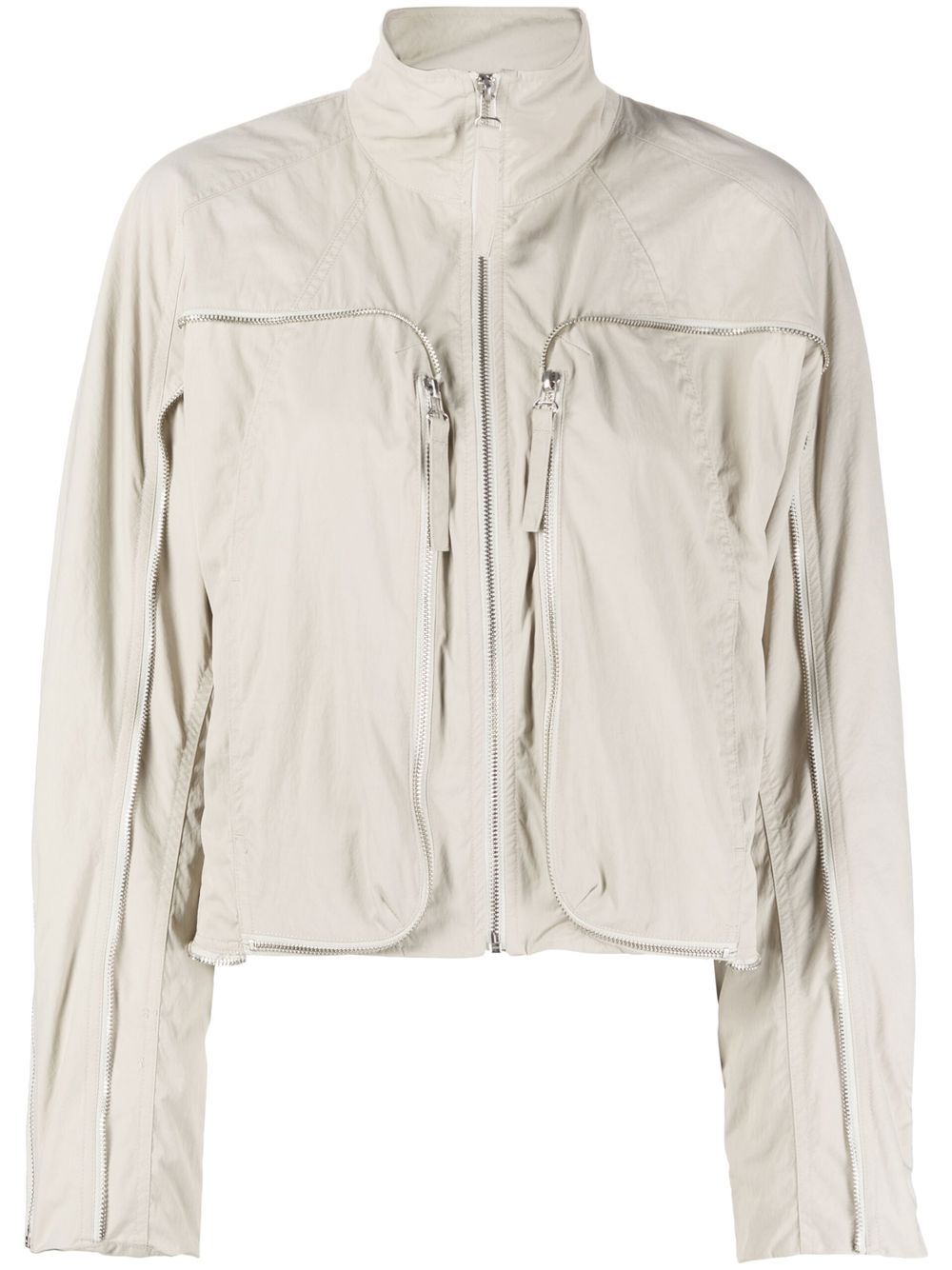 

Helmut Lang zip-detail jacket - Grey