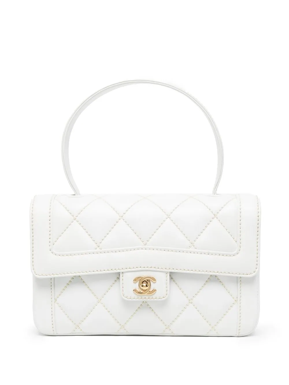 

Chanel Pre-Owned bolsa de mano Wild Stitch 2005 - Blanco