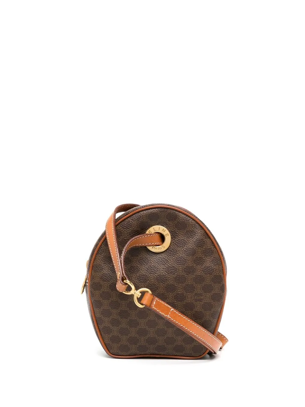 

Céline Pre-Owned pre-owned Macadam pattern shoulder bag - Brown