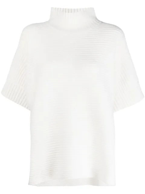 Max Mara knitted high neck top