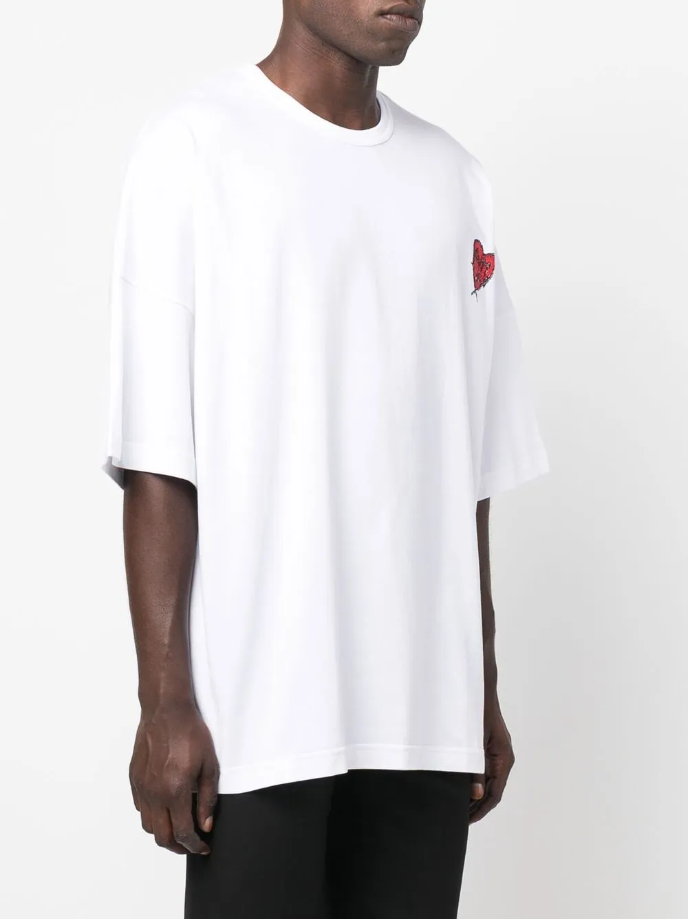 Alexander McQueen Heart Print T shirt Farfetch