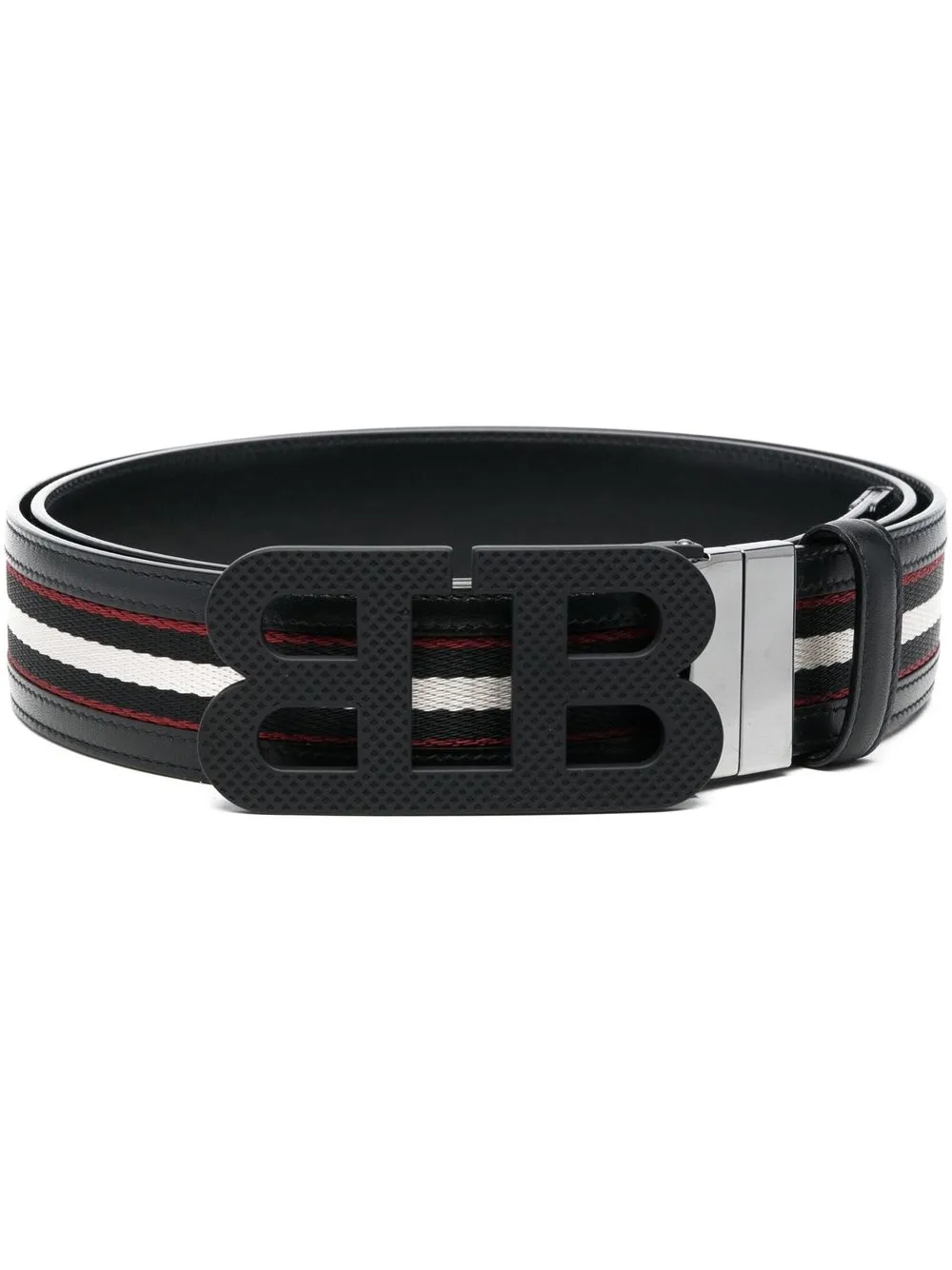 

Bally logo-plaque buckle-fastening belt - Black