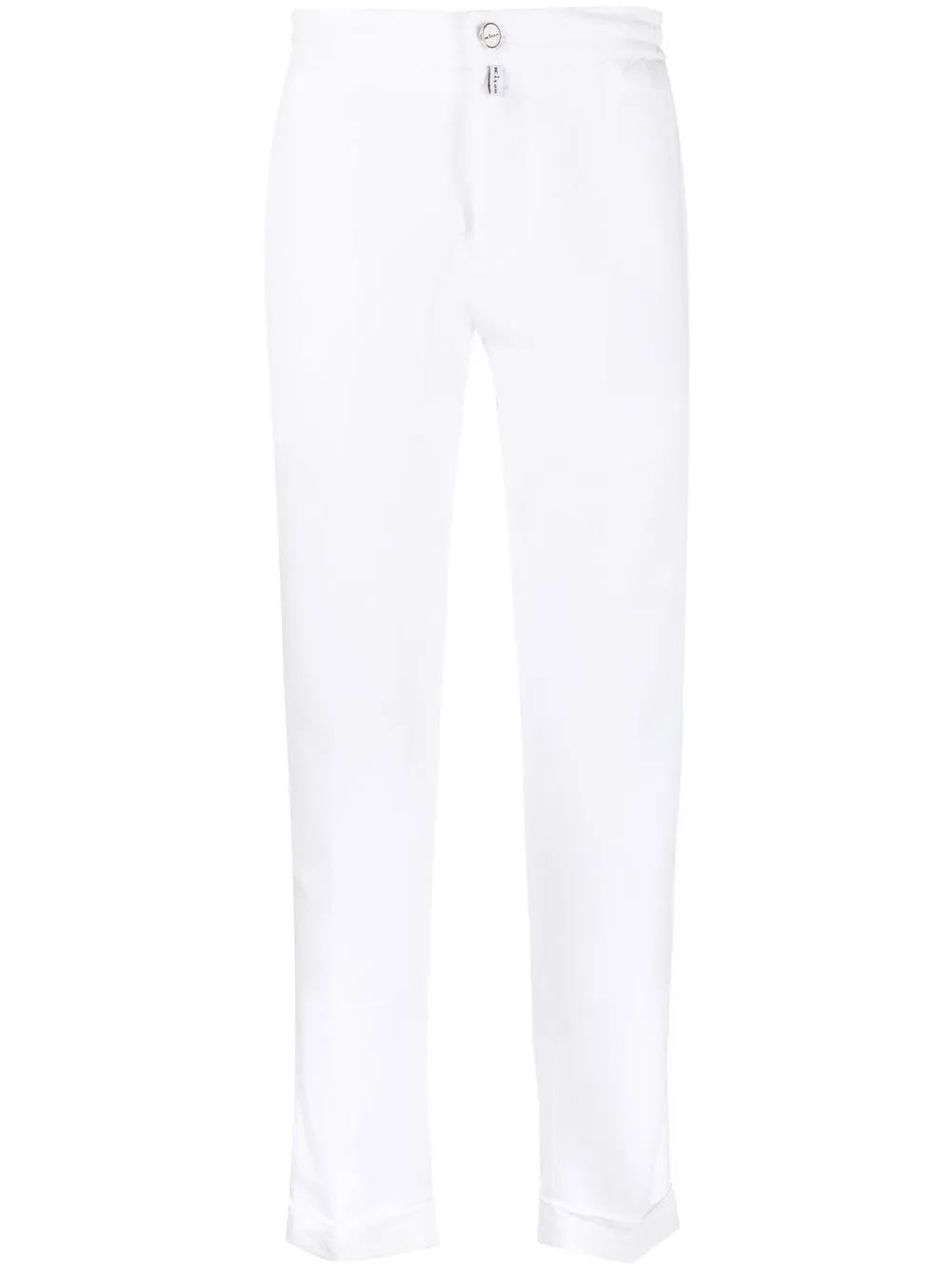 

Kiton pantalones rectos con pliegues - Blanco