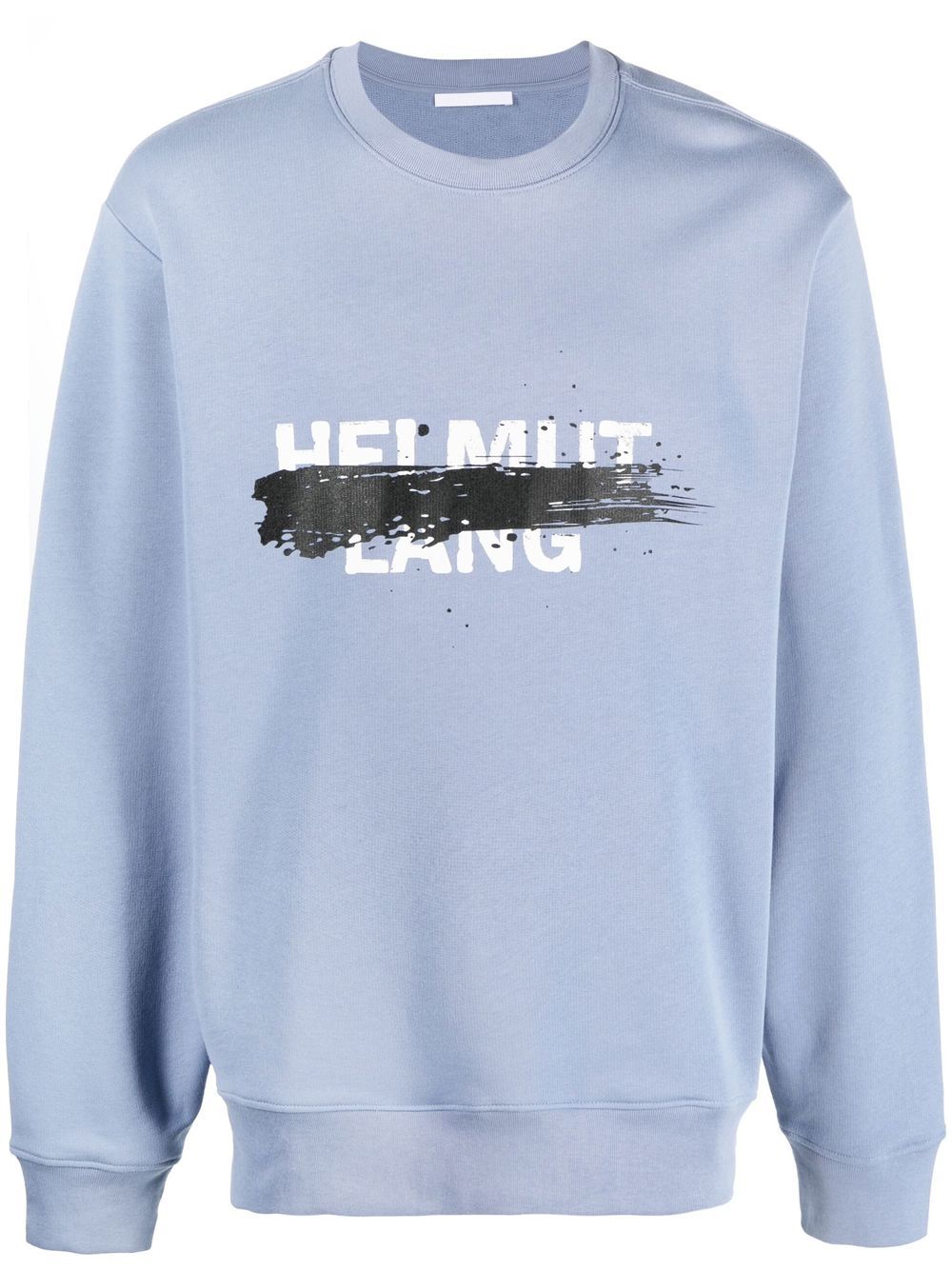 

Helmut Lang sudadera con logo estampado - Azul