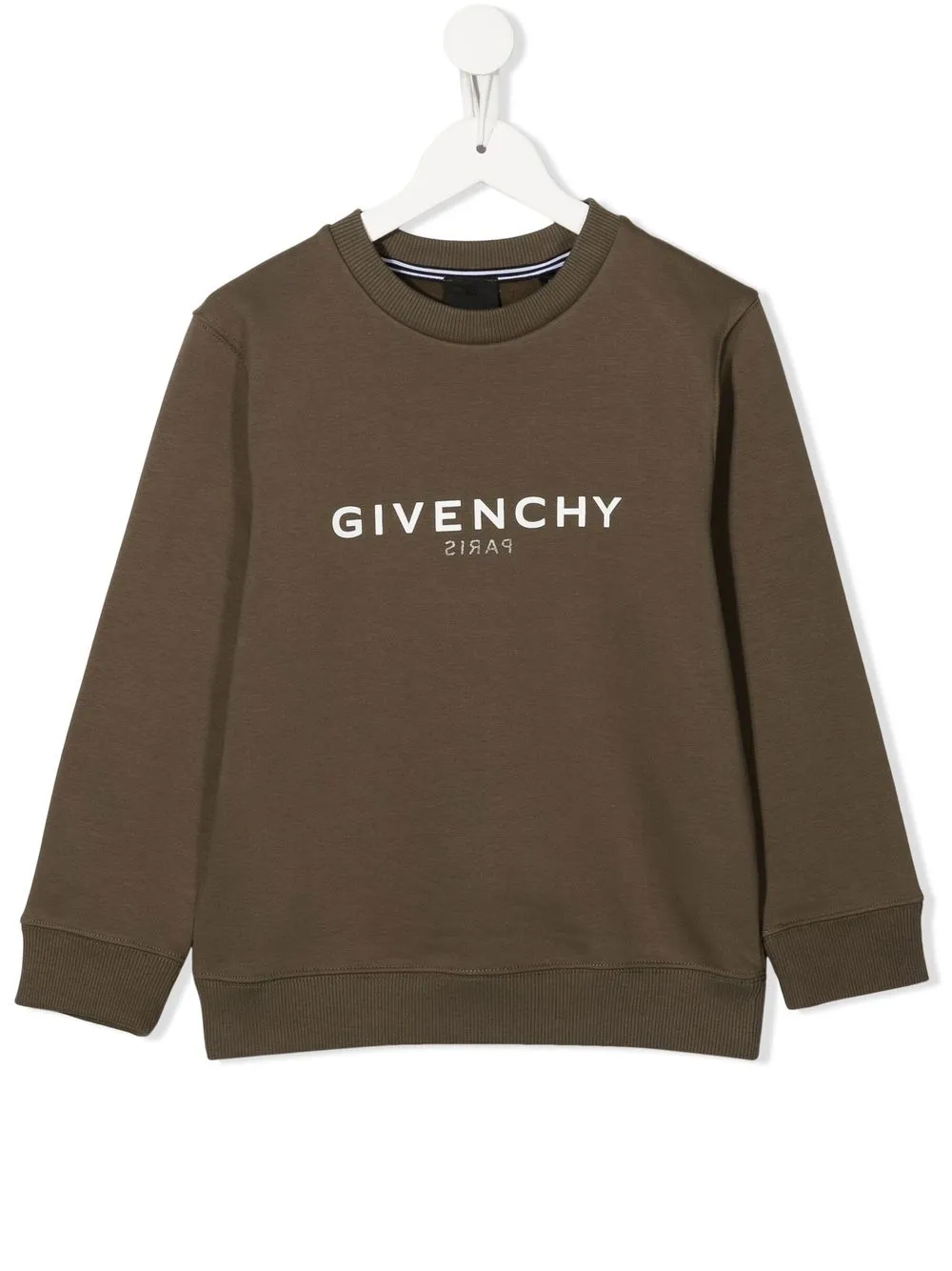 

Givenchy Kids logo-print cotton sweatshirt - Green