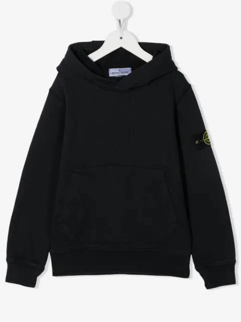 Stone Island Junior compass-logo hoodie