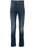 R13 dark-wash slim-fit jeans - Blue