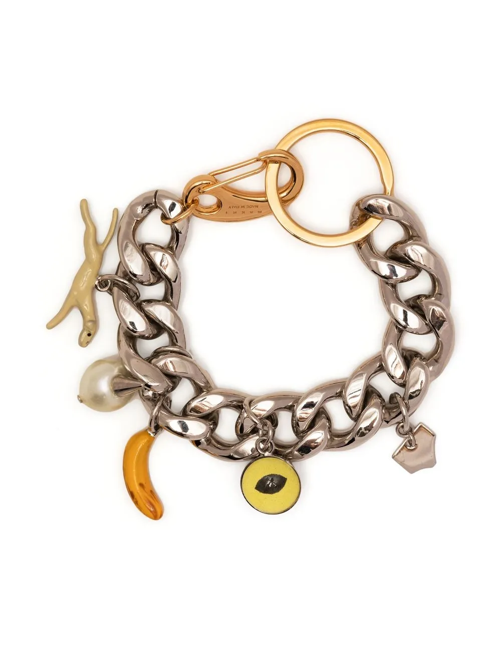 

Marni pulsera de cadena barbada - Plateado