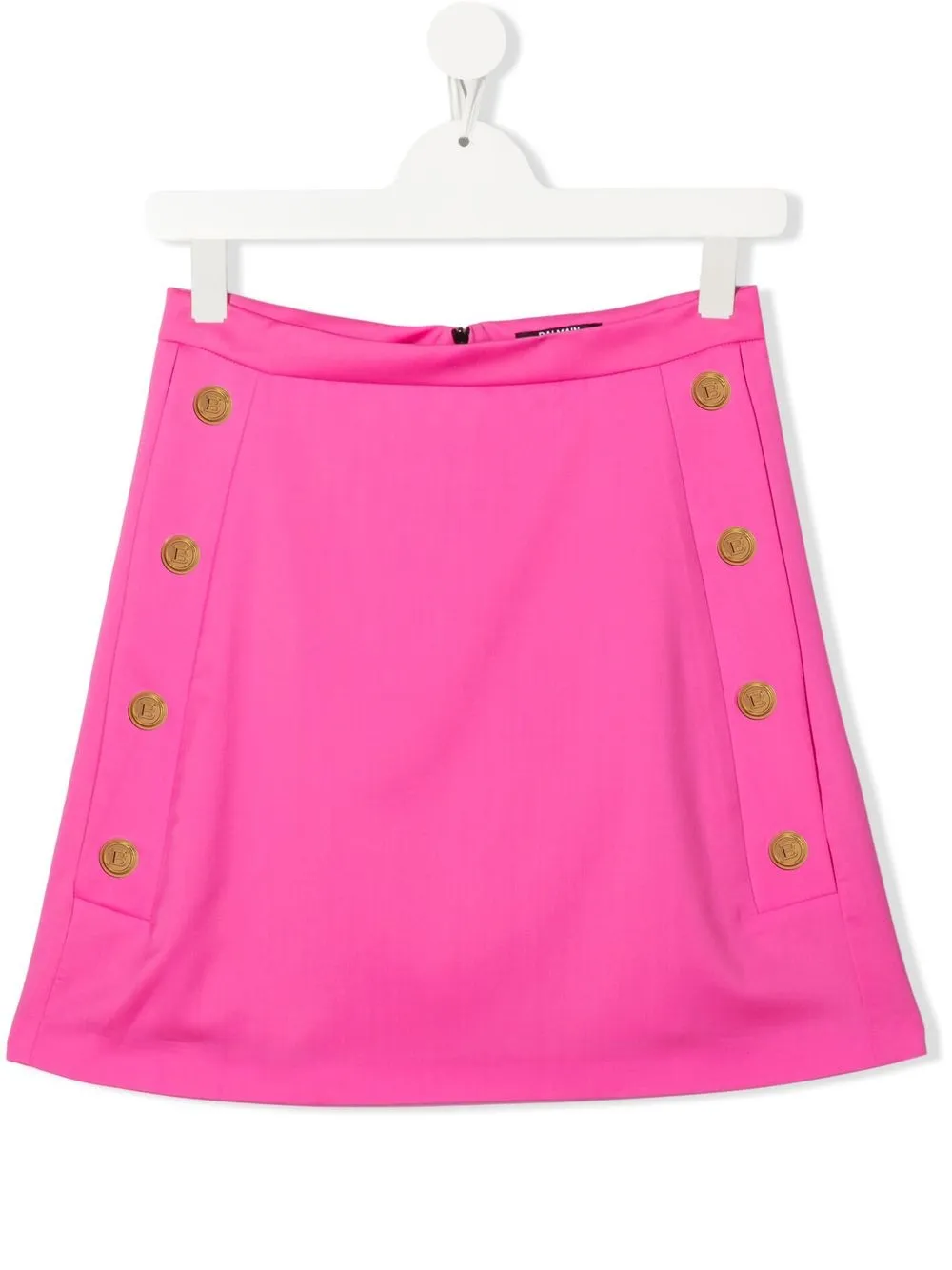 

Balmain Kids falda con botones decorativos - Rosado