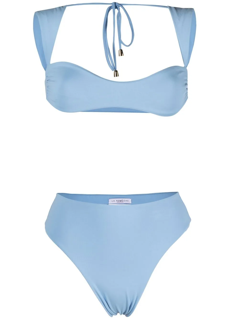 

La Reveche bikini con escote corazón - Azul