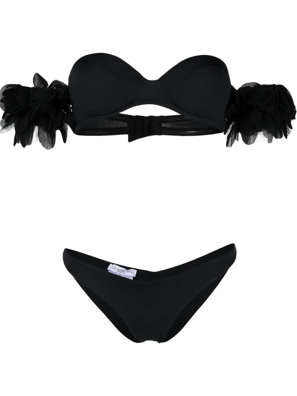 

La Reveche bikini Jamila strapless - Negro