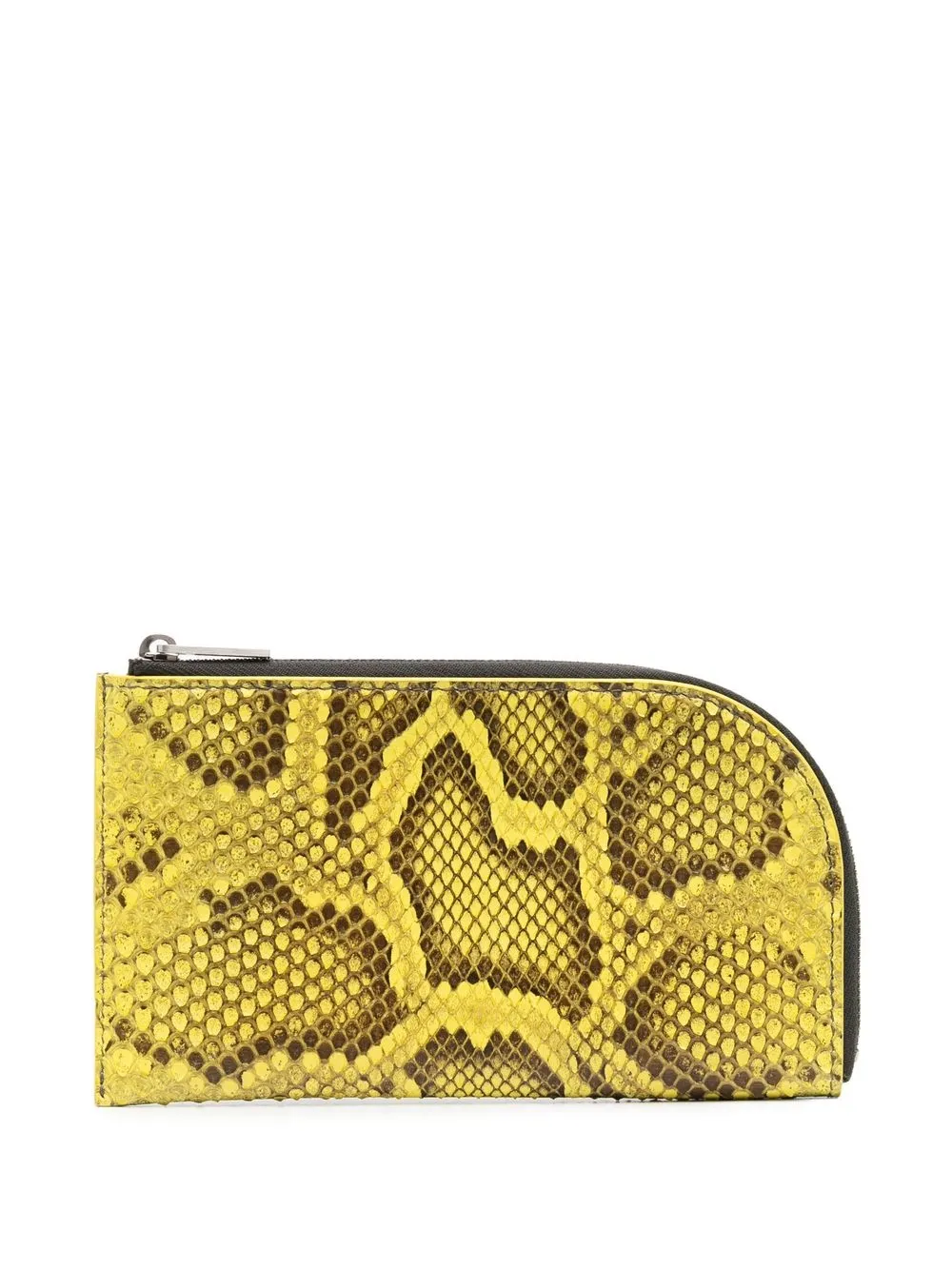 

Rick Owens Rick snake-print wallet - Yellow