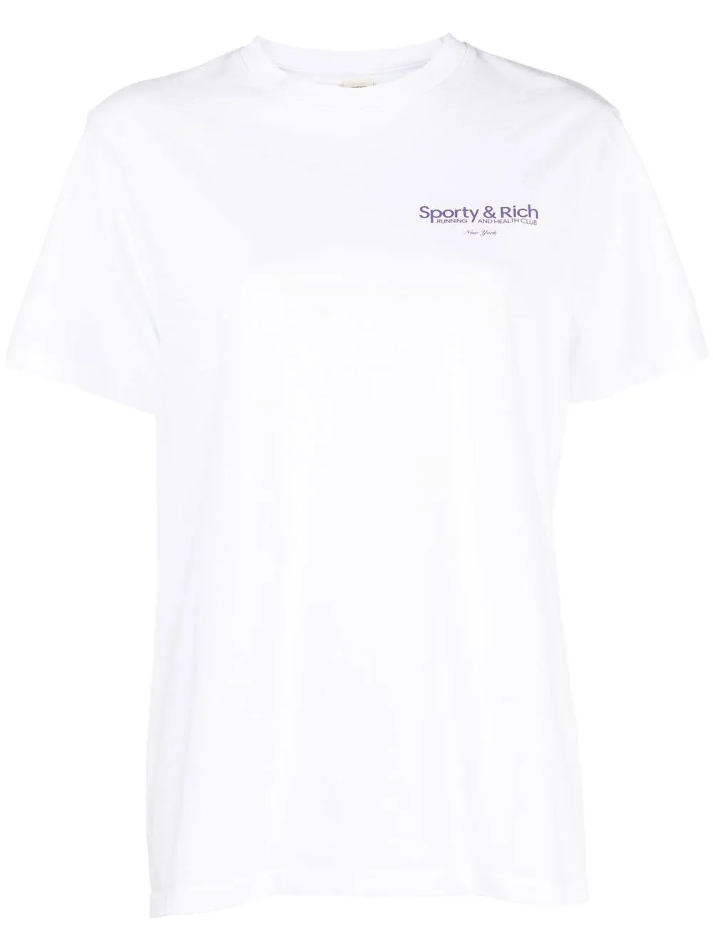 

Sporty & Rich playera con logo estampado - Blanco