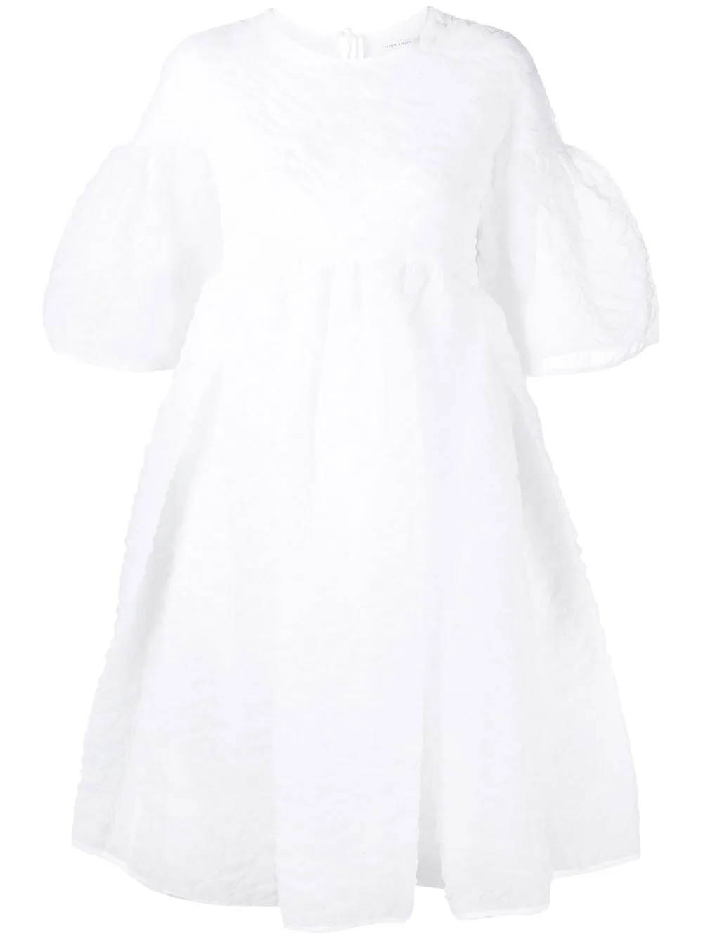 

Cecilie Bahnsen Florette bell sleeve dress - White