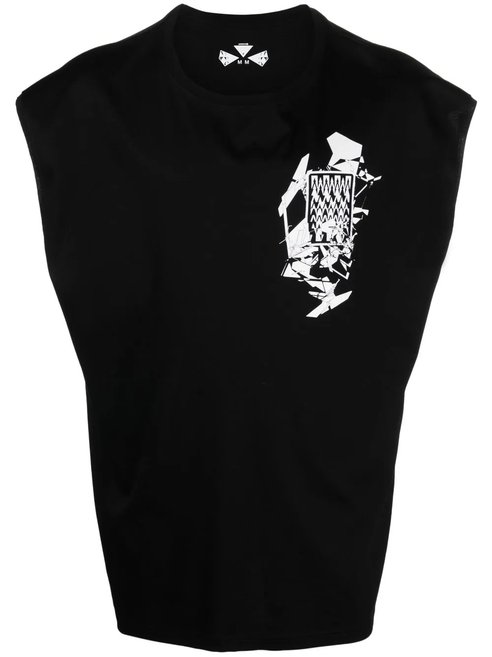 

ACRONYM camiseta con estampado gráfico - Negro