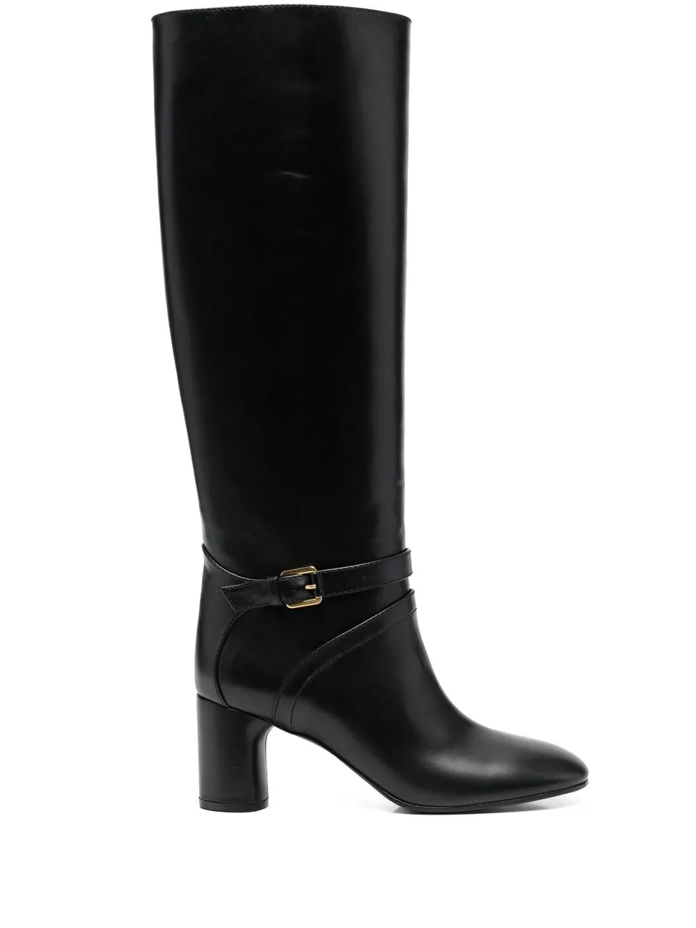 

Casadei Kate buckled-strap 60mm knee boots - Black