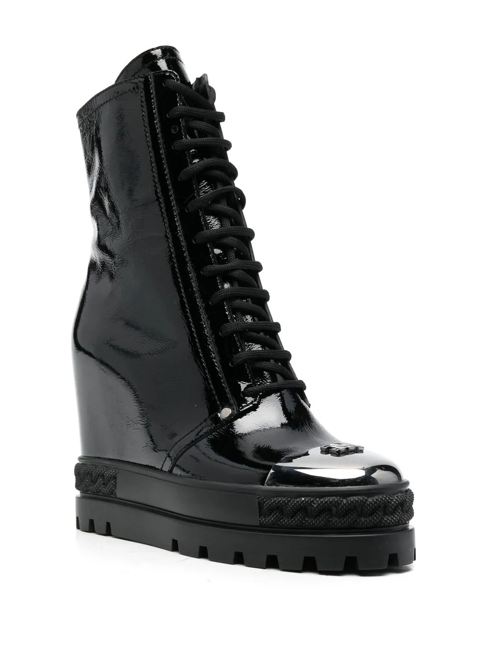 Casadei New Kult laarzen met sleehak - Zwart