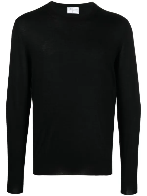 Black slouch jumper hotsell