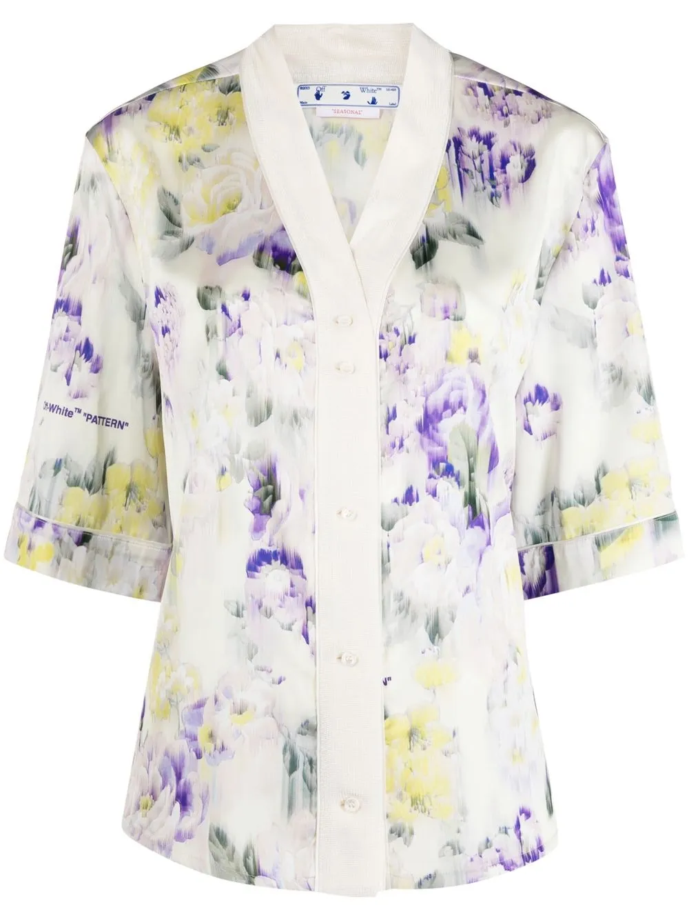 

Off-White blusa con estampado floral - Multicolor