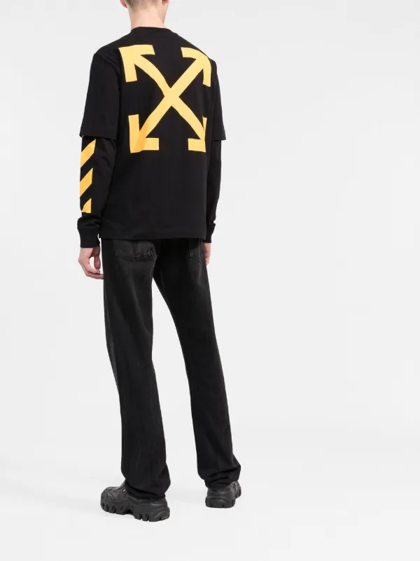 Off-White Caravaggio Painting Arrows-print Top | Black | FARFETCH