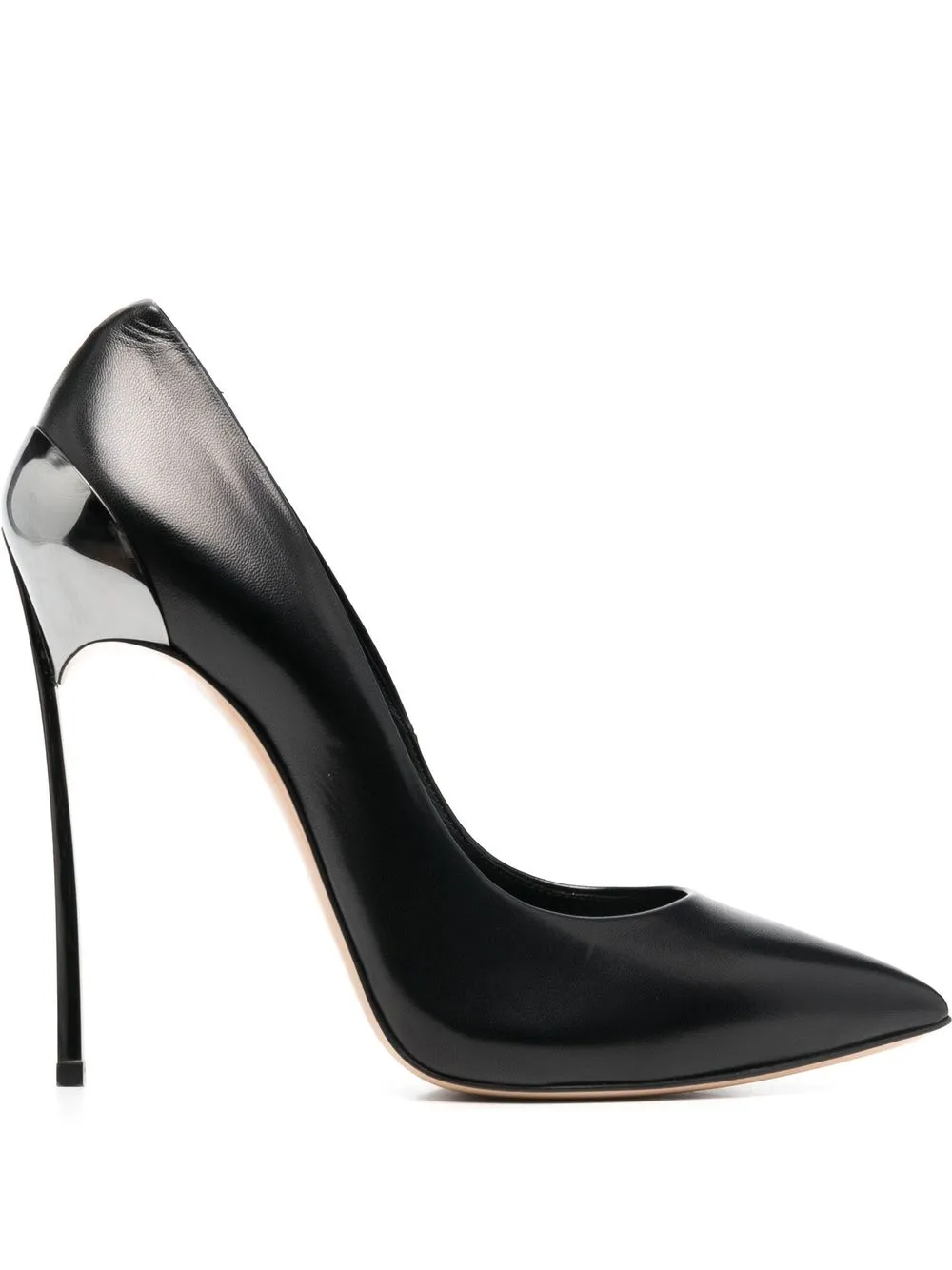 

Casadei metallic 130mm heel pumps - Black