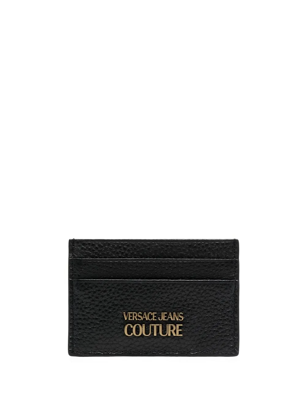 

Versace Jeans Couture cartera con placa del logo - Negro