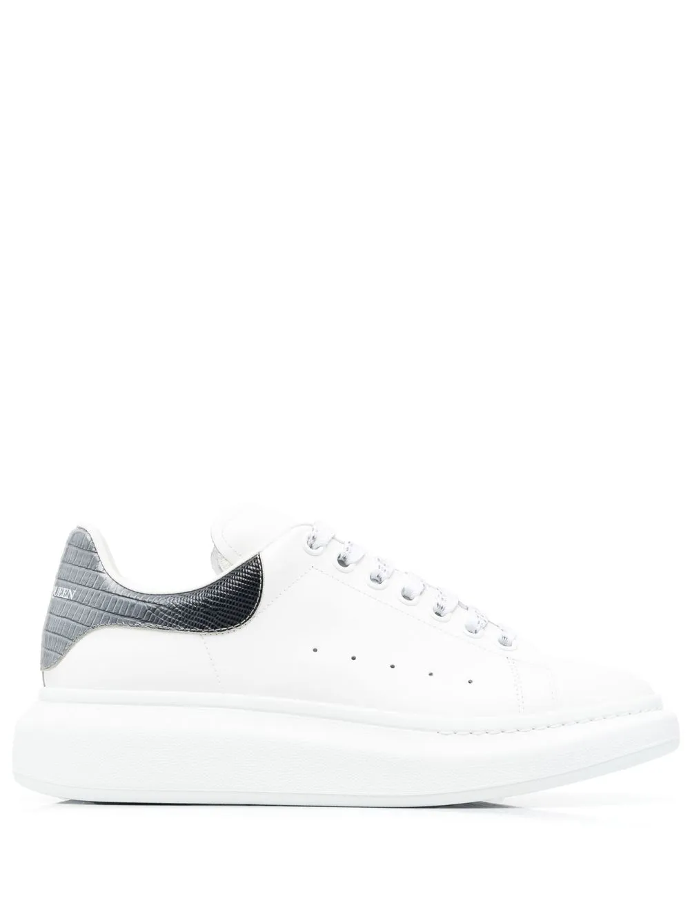 

Alexander McQueen contrasting heel counter sneakers - White