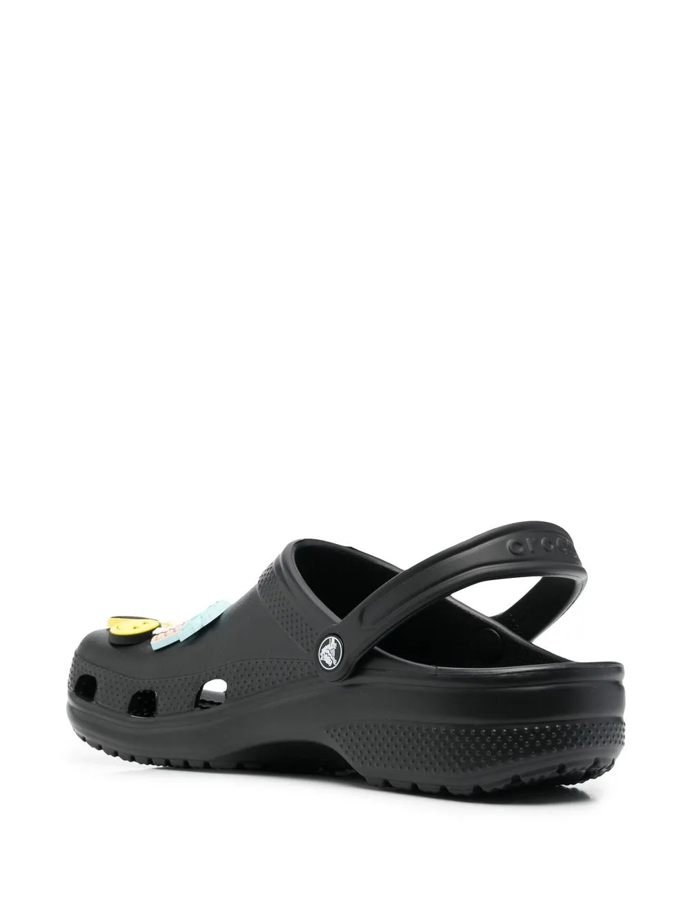 Crocs Sandalen met meerdere amuletten Zwart