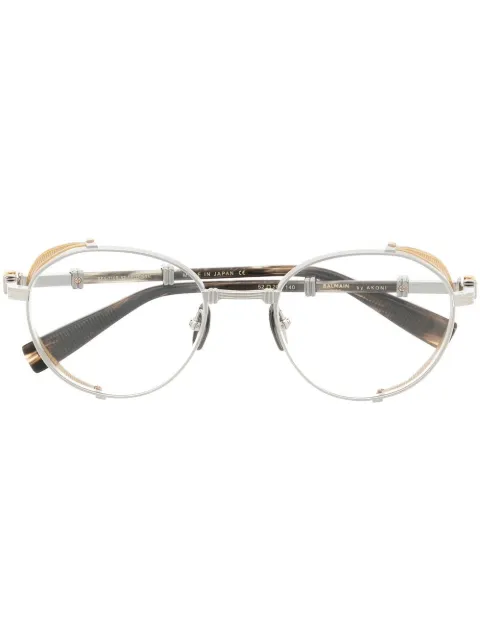 Balmain Eyewear lentes Brigade con armazón redonda