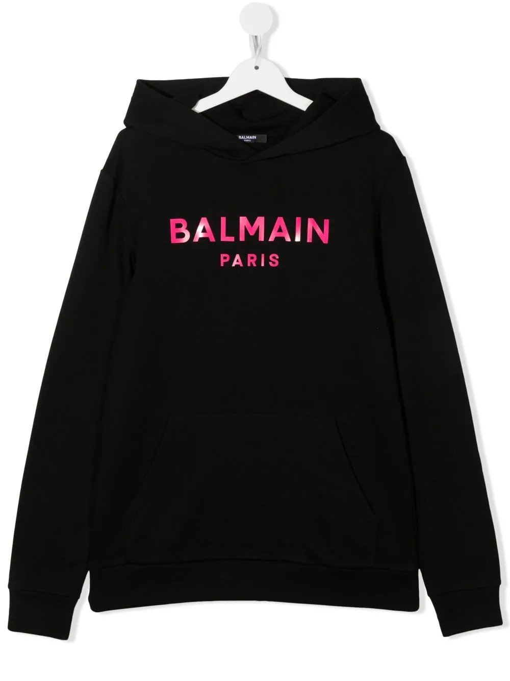 

Balmain Kids TEEN logo-print hoodie - Black