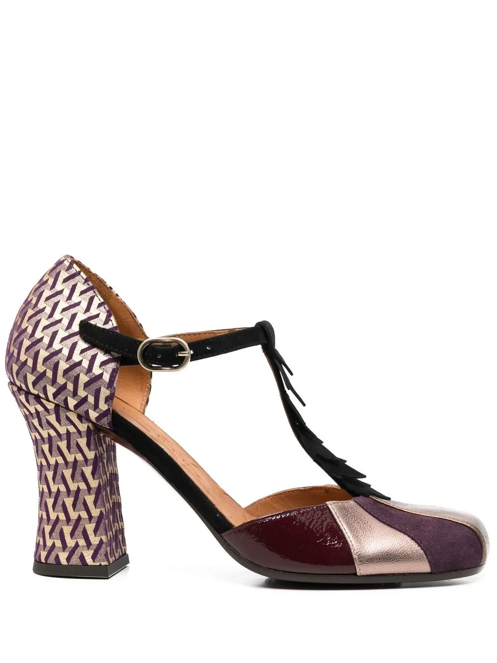 

Chie Mihara zapatillas con diseño color block - Morado