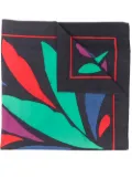 Saint Laurent Pre-Owned 1990s geometric print scarf - Black