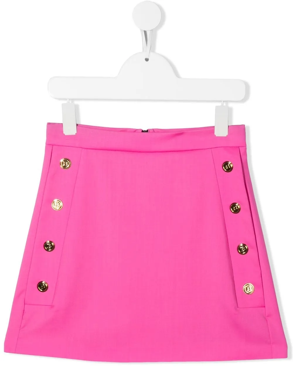 

Balmain Kids falda con botones decorativos - Rosado