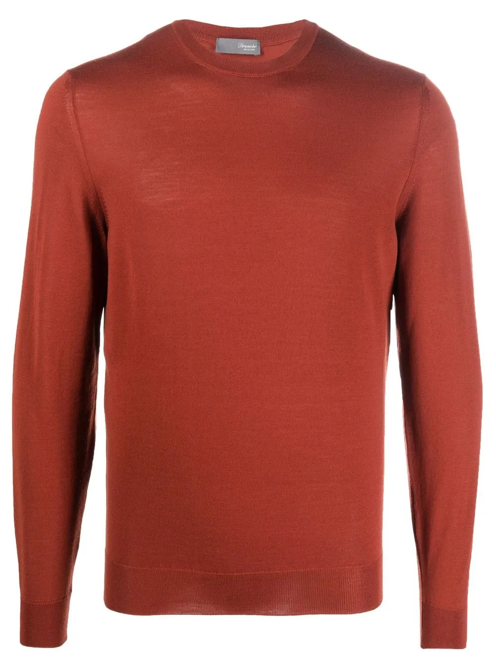 

Drumohr ribbed-knit merino sweater - Brown