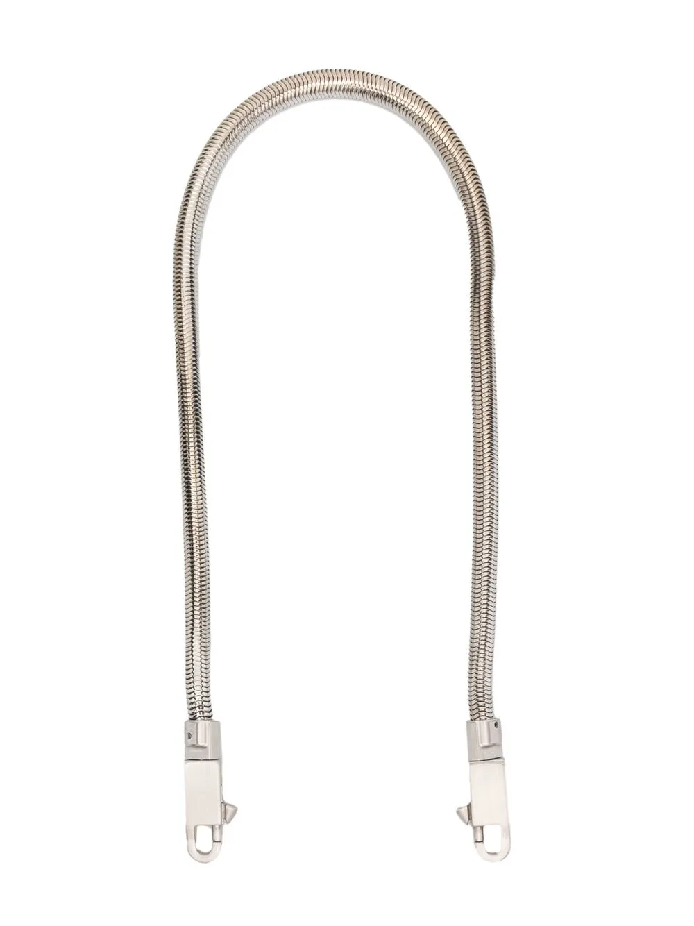 

Rick Owens metal snake-chain - Silver