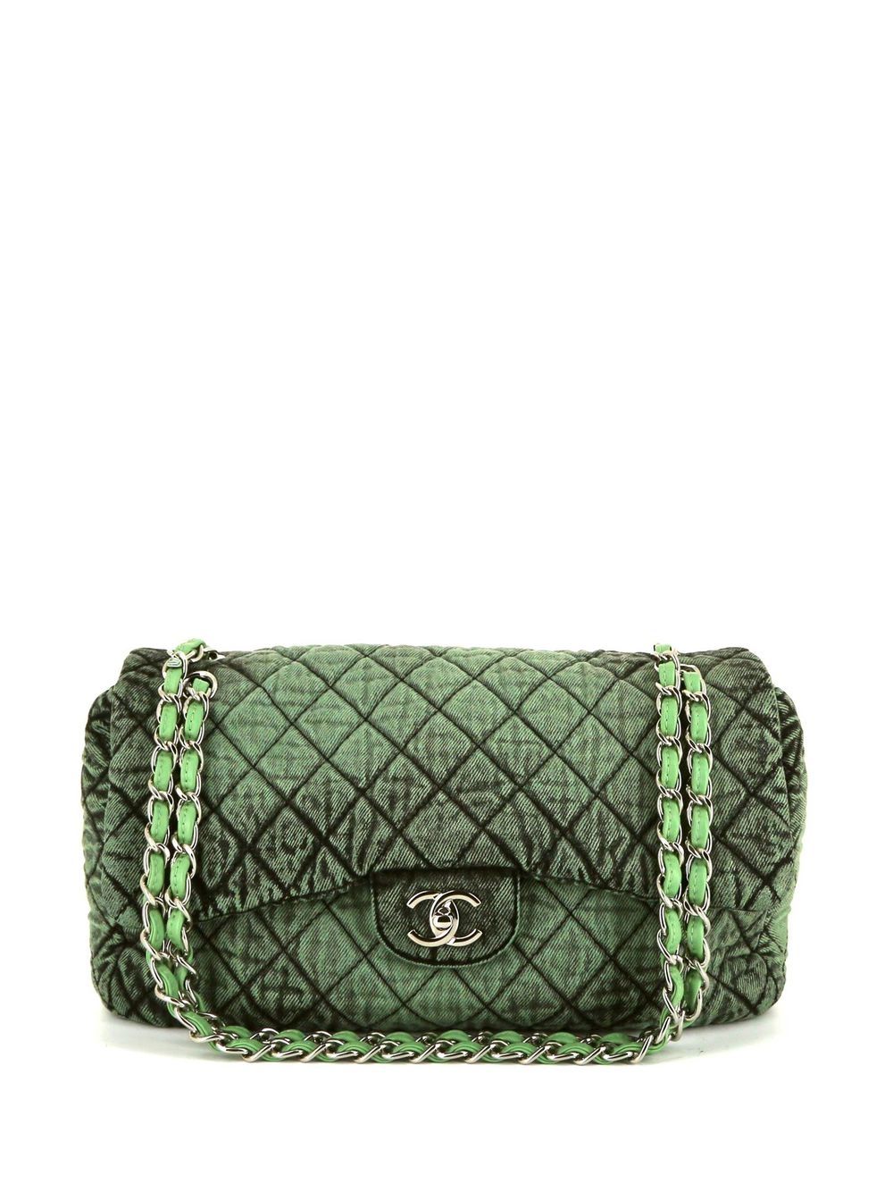 

Chanel Pre-Owned Timeless Jumbo Classic Flap shoulder bag - Green