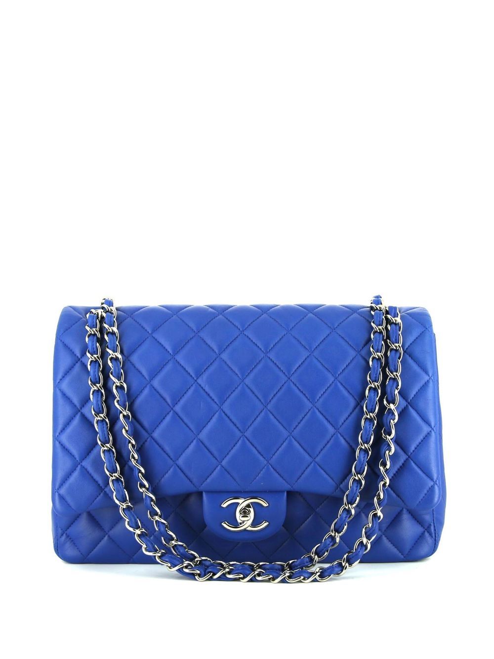 

CHANEL Pre-Owned 2019 Timeless Jumbo Classic Flap shoulder bag - Blue