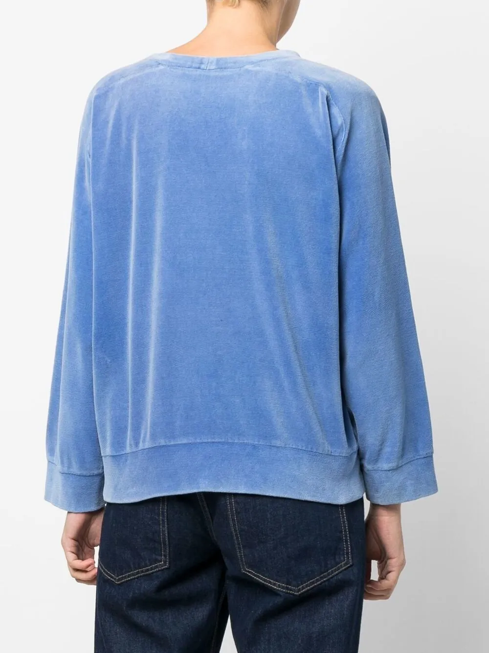 Giorgio Armani 1980s plush-textured sweatshirt Women