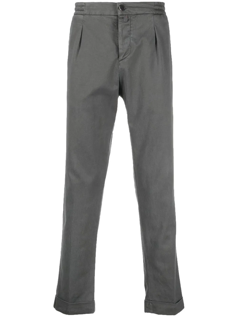 

Kiton pantalones chino con pretina elástica - Gris