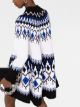 Alexander McQueen intarsia-knitted long cardigan