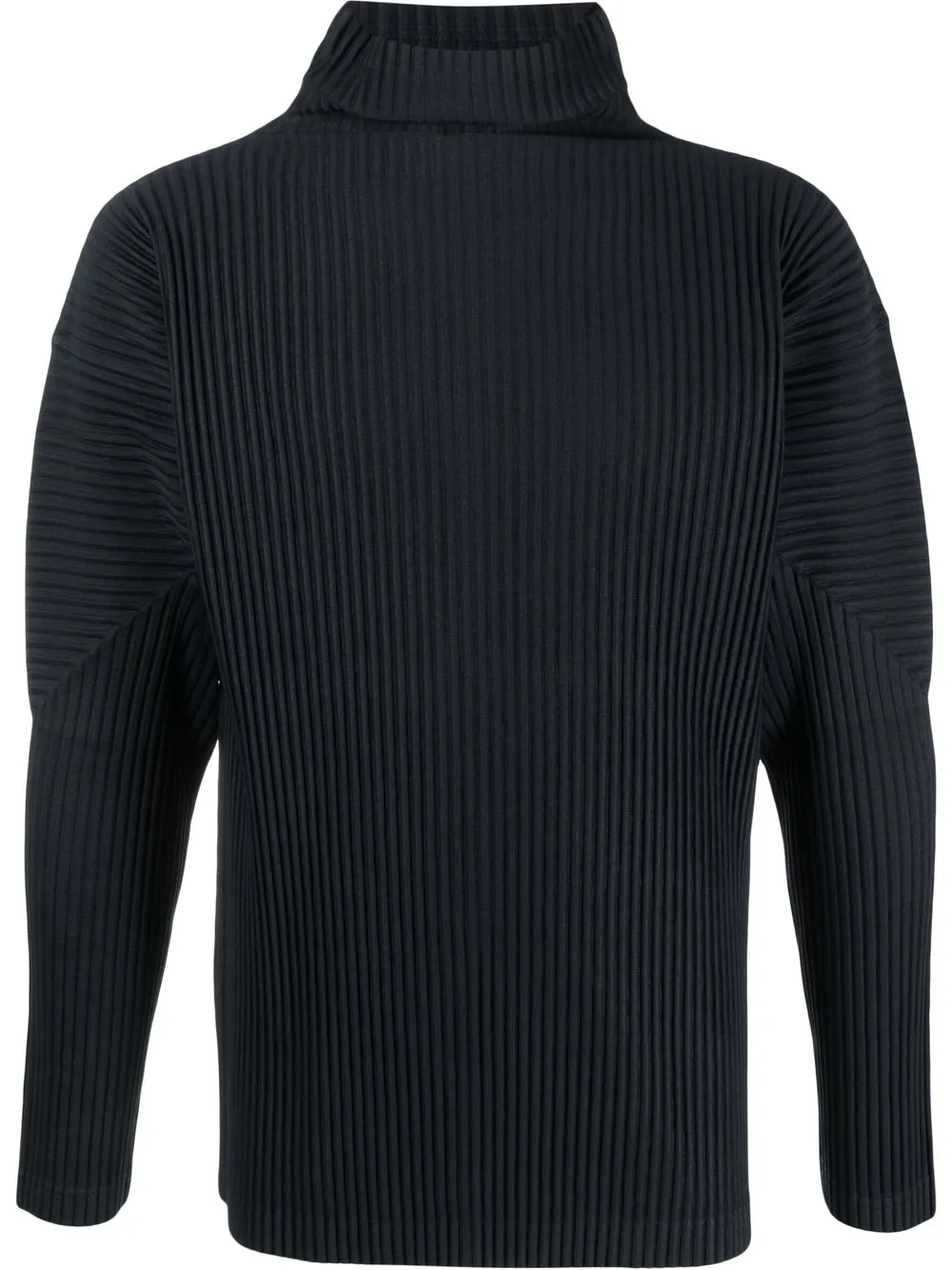 

Homme Plissé Issey Miyake plissé effect roll-neck jumper - Blue