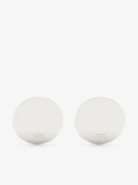 Jil Sander boucles d'oreilles émaillées