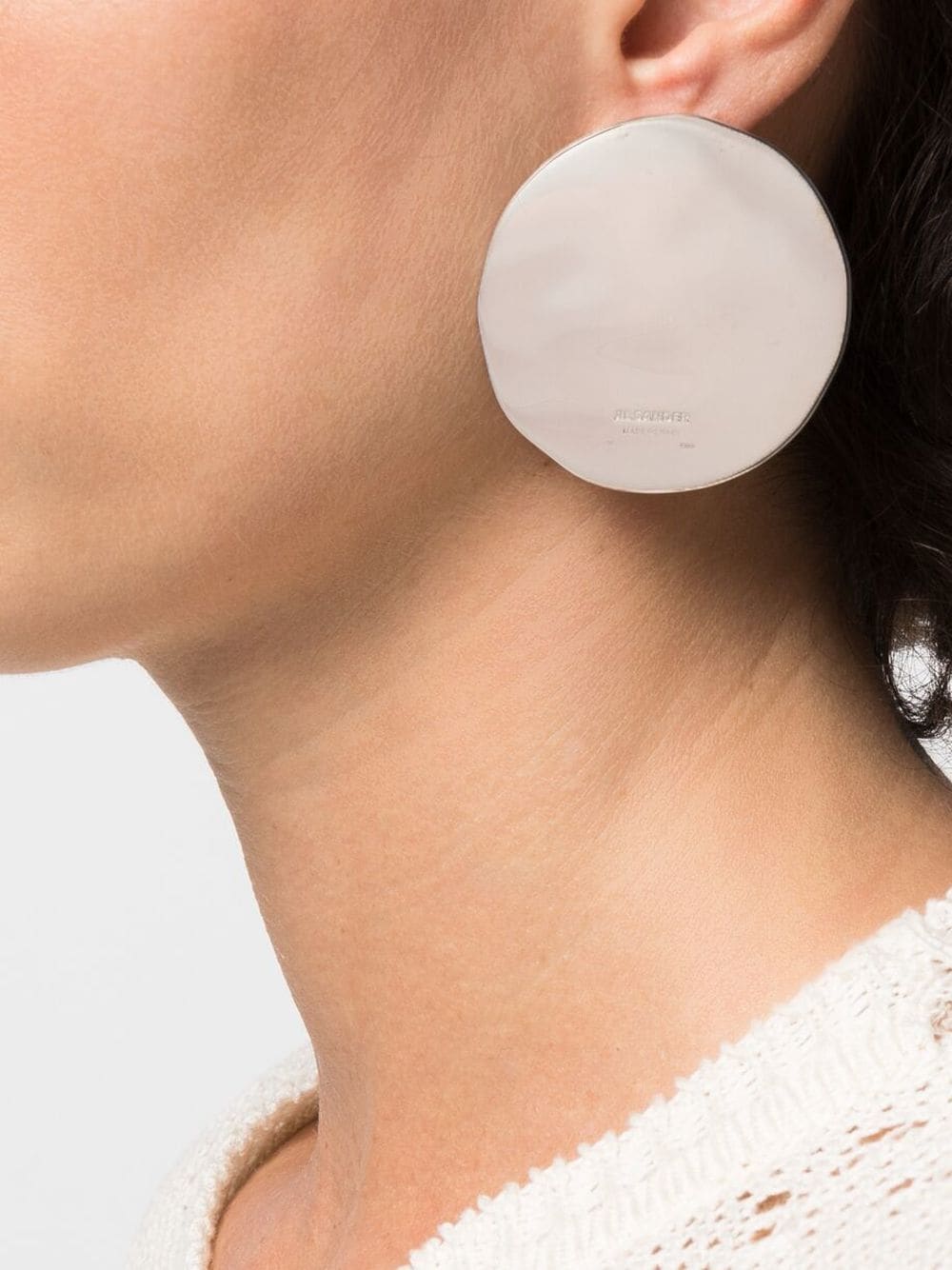 Image 2 of Jil Sander enamel plate earrings